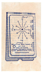 EXTREMELY RARE JACK ARMSTRONG HELIOGRAPH AND DISTANCE FINDER WHEATIES TEST PREMIUM.