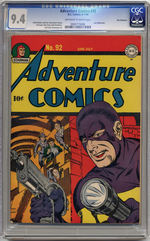 ADVENTURE COMICS #92, JUNE-JULY 1944. SAN FRANCISCO PEDIGREE CGC 9.4