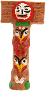 SGT. PRESTON SET OF FIVE TOTEM POLES WITH MAILER.