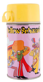 THE BEATLES “YELLOW SUBMARINE” LUNCH BOX WITH THERMOS.