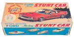 "FORD MUSTANG STUNT CAR/MAVERICK" BOXED BATTERY OPERATED CAR PAIR.