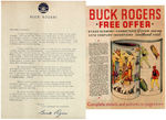 "BUCK ROGERS SOLAR SYSTEM MAP" PREMIUM LOT.