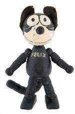 "FELIX" THE CAT SCHOENHUT WOOD-JOINTED LARGE DOLL.