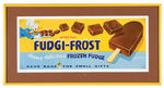 “DONALD DUCK FUDGI-FROST” FRAMED STORE SIGN.