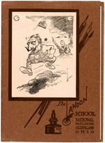 “THE LANDON SCHOOL” EARLY CARTOON COURSE PROMO BOOKLET AND FOLDER.