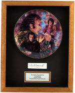 NEIL DIAMOND LIMITED EDITION PLATE/AUTOGRAPH DISPLAY.