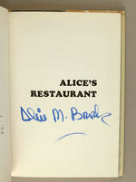 "ALICE'S RESTAURANT COOKBOOK" SIGNED BY ALICE MAY BROCK.