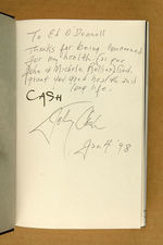 "CASH-THE AUTOBIOGRAPHY" JOHNNY CASH SIGNED BOOK.