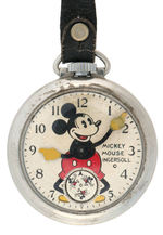 "MICKEY MOUSE INGERSOLL" BOXED POCKET WATCH & FOB.