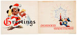 DISNEY STUDIO 1947-1948 CHRISTMAS CARDS.