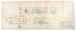 “DISNEYLAND U.S. TIME” MAIN STREET 1955 CLOCK SHOP BLUEPRINTS AND PAPER EPHEMERA.