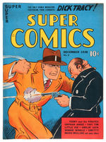 "SUPER COMICS NO.8" AND "LITTLE GIANT DETECTIVE FUNNIES NO. 4."