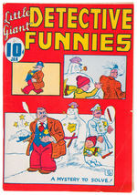 "SUPER COMICS NO.8" AND "LITTLE GIANT DETECTIVE FUNNIES NO. 4."