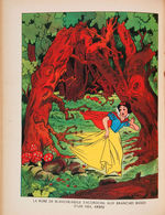 "SNOW WHITE AND THE SEVEN DWARFS" FRENCH HACHETTE HARDCOVER BOOK WITH DUST JACKET.