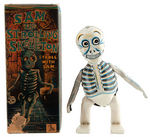 "SAM THE STROLLING SKELETON" BOXED WIND-UP.