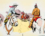 "RIDE WITH THE LONE RANGER" MERITA BREAD PREMIUM GAME.