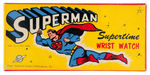 "SUPERMAN SUPERTIME WRIST WATCH" BOXED.