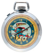 "SUPERMAN" POCKETWATCH/STOPWATCH.