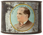 "VOTE FOR McKINLEY & PROTECTION" WORKING MAN'S TIN CUP 1896.