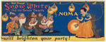 "SNOW WHITE AND THE SEVEN DWARFS" BOXED NOMA LIGHT SET.