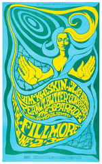 BILL GRAHAM CONCERT POSTER BG-66 FEATURING JIM KWESKIN JUG BAND.