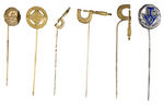 TOOLS AND HARDWARE GROUP OF SEVEN STICKPINS.