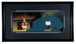 BATMAN & ROBIN "LEGENDS OF THE DARK KNIGHT" FRAMED ANIMATION CEL IN STYLE OF FRANK MILLER.