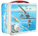 "JET PATROL" METAL LUNCHBOX WITH THERMOS.