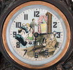 "PROSPERITY UNDER THE BLUE EAGLE" ANIMATED DIAL CLOCK.