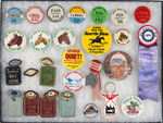 HORSE RACING COLLECTION OF TWENTY SEVEN PIECES, MOSTLY BUTTONS, FROM PAUL MUCHINSKY COLLECTION.