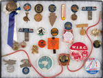 WOMAN’S INTERNATIONAL BOWLING CONGRESS COLLECTION OF TWENTY FOUR ITEMS SPANNING 1947-1985.