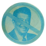 REAGAN 1980 PRO AND ANTI GROUP OF FIVE PROOF BUTTONS FROM LEVIN COLLECTION.