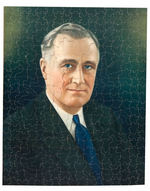 "NEW DEAL PICTURE PUZZLE OF PRESIDENT ROOSEVELT."