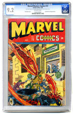 MARVEL MYSTERY COMICS #72  MAY 1946  CGC 9.2  OFF-WHITE PAGES.