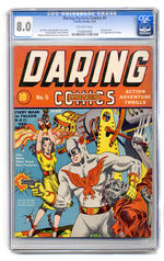 DARING MYSTERY COMICS #5  JUNE 1940  CGC 8.0  OFF-WHITE PAGES.