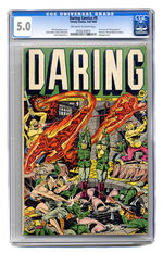 DARING COMICS #9  FALL 1944  CGC 5.0 OFF-WHITE TO WHITE PAGES.