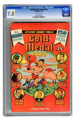 GOLD MEDAL COMICS #NN  1945  CGC 7.0  OFF-WHITE PAGES.