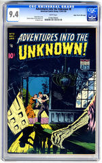 ADVENTURES INTO THE UNKNOWN #8  CGC 9.4  DECEMBER 1949 JANUARY 1950 WHITE PAGES  MILE HIGH COPY.