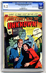 ADVENTURES INTO THE UNKNOWN #25 NOVEMBER 1951 CGC 9.2  OFF-WHITE PAGES  MILE HIGH COPY.