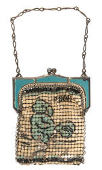 NON-DISNEY WINNIE THE "POOH" MESH PURSE.