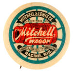 "THE MITCHELL WAGON" EARLY BUTTON.