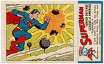 “SUPERMAN” PREMIUM BREAD CARD #14 COMPLETE WITH STAMP.