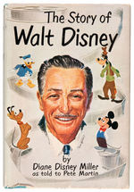 "THE STORY OF WALT DISNEY" BIOGRAPHY SIGNED BY WALT & HIS DAUGHTER.