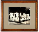 VINTAGE STORE FRONT PHOTO FEATURING INCREDIBLE DISNEY DISPLAY MATERIAL INCLUDING OLD KING COLE.