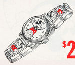 "INGERSOLL MICKEY MOUSE WATCHES AND CLOCKS" RARE AND EARLY RETAILER'S FOLDER.