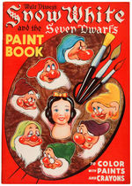OVERSIZED "SNOW WHITE AND THE SEVEN DWARFS PAINT BOOK."