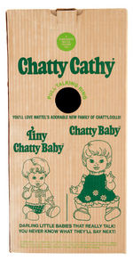 "CHATTY CATHY" BOXED DOLL.