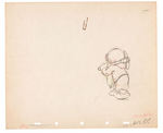 SNOW WHITE AND THE SEVEN DWARFS - DWARFS WITH PICKAXES PRODUCTION DRAWING PAIR.