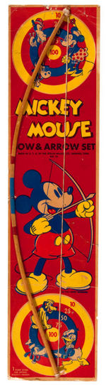 "MICKEY MOUSE BOW AND ARROW SET."