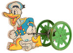 DONALD DUCK RARE PULL TOY BY N.N. HILL BRASS CO.